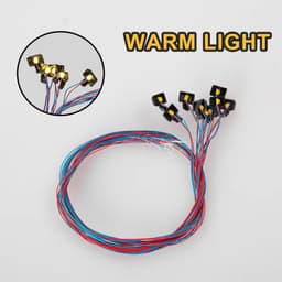 image-TERAYSUN 10Pcs Miniature LED Lights for Model Landscapes & Dioramas