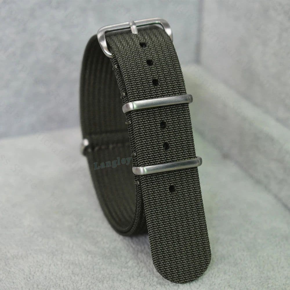 image-Langley Nylon Watchband - Durable, Stylish & Compatible with Smartwatches