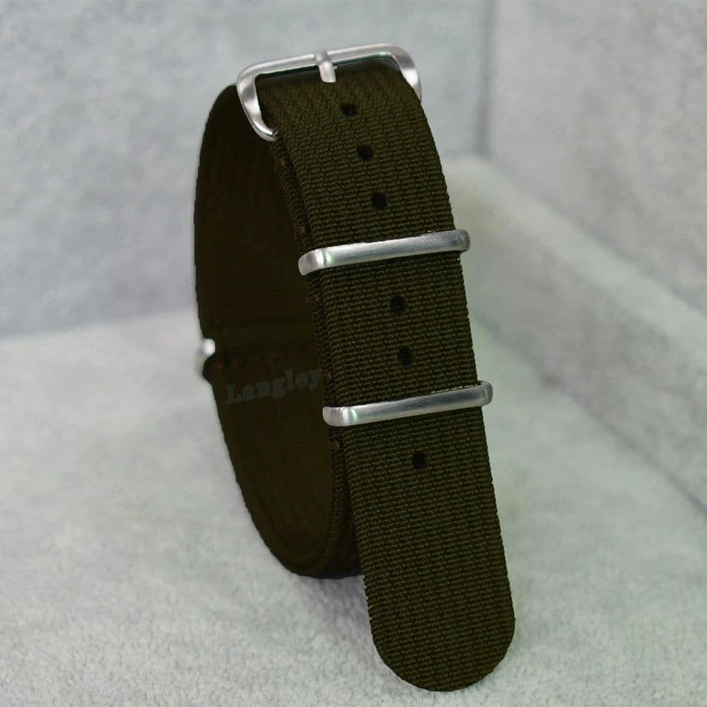 image-Langley Nylon Watchband - Durable, Stylish & Compatible with Smartwatches