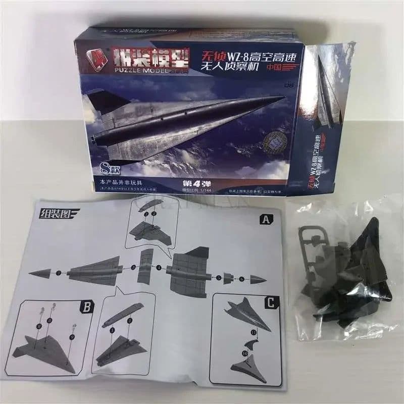 image-Mi24 FC-1 J10 Reconnaissance Military Toy - 1/144 Scale Assembly Aircraft
