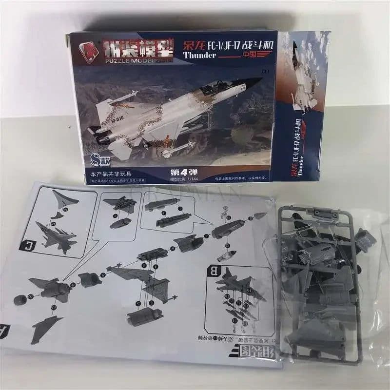 image-Mi24 FC-1 J10 Reconnaissance Military Toy - 1/144 Scale Assembly Aircraft