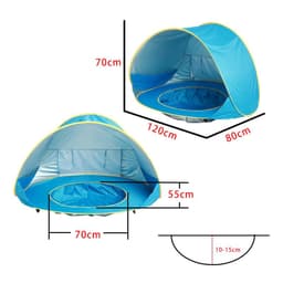 image-Battoom Baby Beach Tent - UV Protection Shade for Outdoor Play