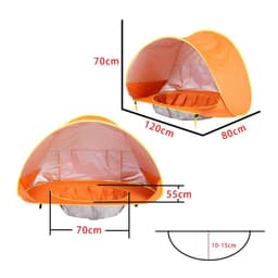 image-Battoom Baby Beach Tent - UV Protection Shade for Outdoor Play