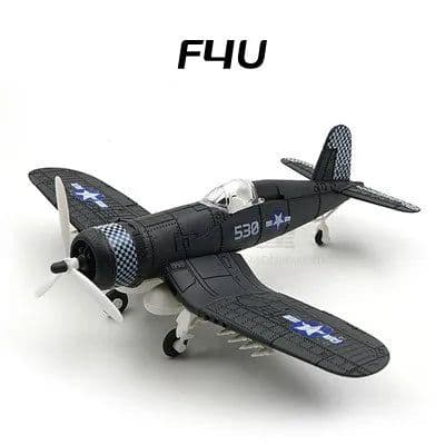 image-GSF 4D Puzzle Model Aircraft - WWII Fighter 1:48 Scale Assembly Toy