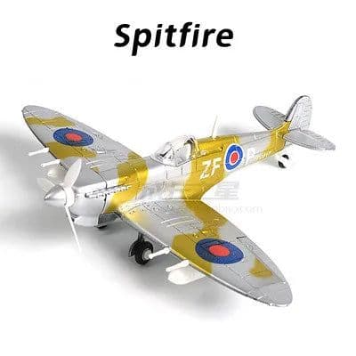 image-GSF 4D Puzzle Model Aircraft - WWII Fighter 1:48 Scale Assembly Toy