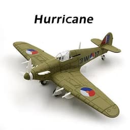 image-GSF 4D Puzzle Model Aircraft - WWII Fighter 1:48 Scale Assembly Toy