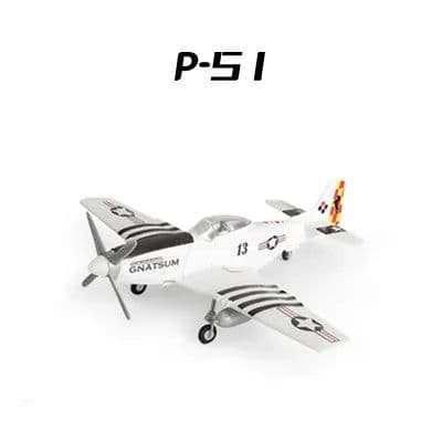 image-GSF 4D Puzzle Model Aircraft - WWII Fighter 1:48 Scale Assembly Toy