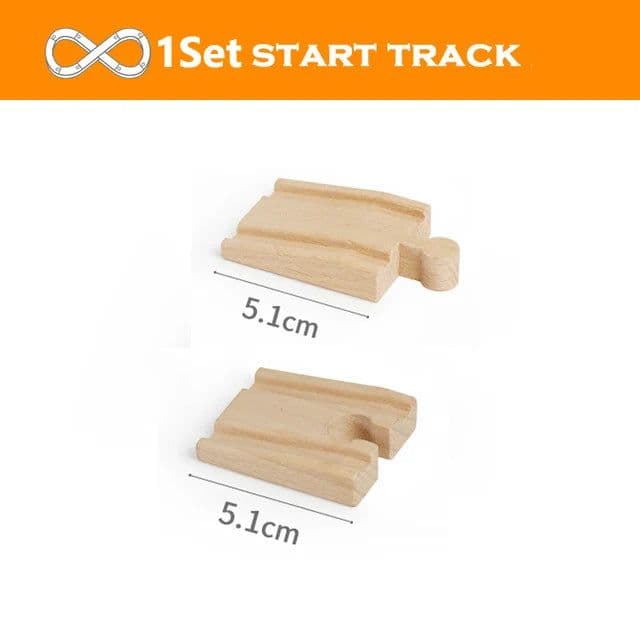 image-SKXNIER Wooden Train Track Educational Toys for Ages 4-12 - Beech Accessories
