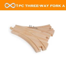 image-SKXNIER Wooden Train Track Educational Toys for Ages 4-12 - Beech Accessories