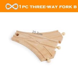 image-SKXNIER Wooden Train Track Educational Toys for Ages 4-12 - Beech Accessories