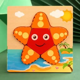 image-Datgo 3D Wooden Animal Puzzle - Educational & Fun Jigsaw for Kids
