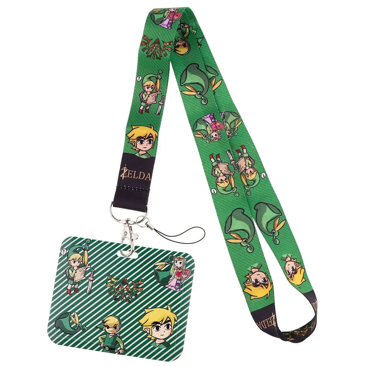 image-Bandai Zelda Badge Holder Lanyard - Durable Design for Cosplay Accessories
