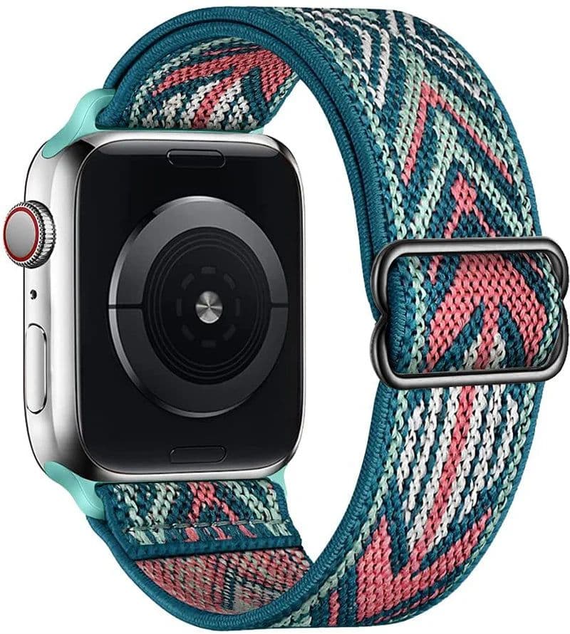 image-NEY Adjustable PRIDE Nylon Strap for Apple Watch 38mm-45mm - Stylish & Comfortable