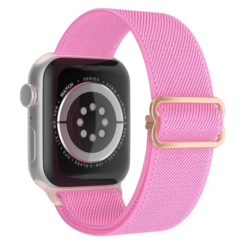 image-NEY Adjustable PRIDE Nylon Strap for Apple Watch 38mm-45mm - Stylish & Comfortable