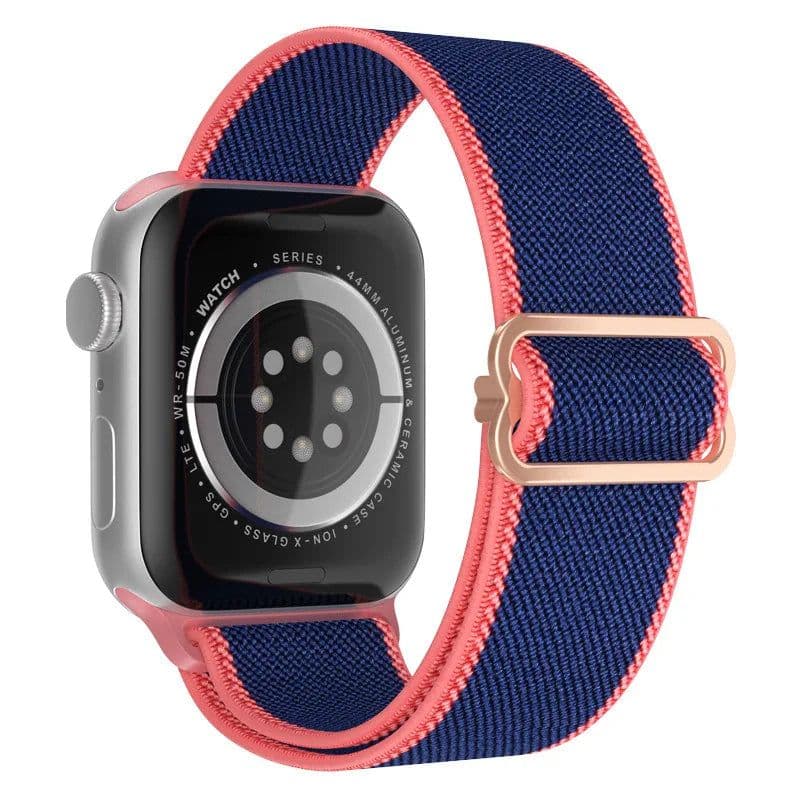 image-NEY Adjustable PRIDE Nylon Strap for Apple Watch 38mm-45mm - Stylish & Comfortable
