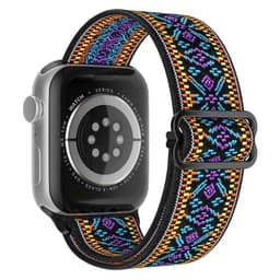 image-NEY Adjustable PRIDE Nylon Strap for Apple Watch 38mm-45mm - Stylish & Comfortable