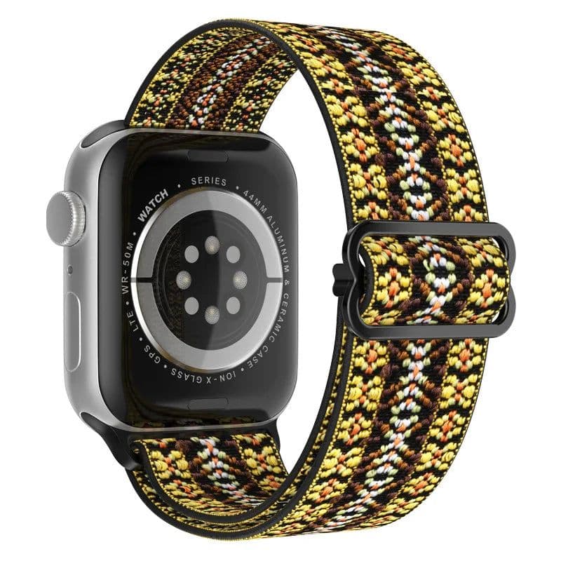 image-NEY Adjustable PRIDE Nylon Strap for Apple Watch 38mm-45mm - Stylish & Comfortable