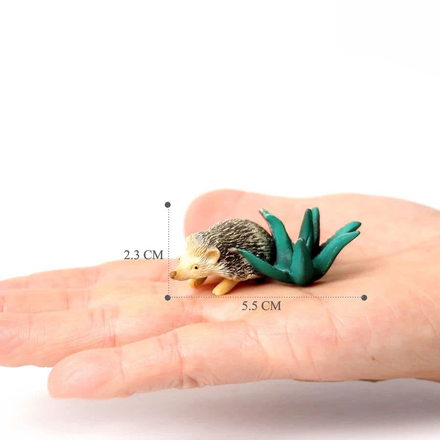 image-SamKaLa Hedgehog Spiny Anteater Figurines - Realistic Wildlife Model Toys