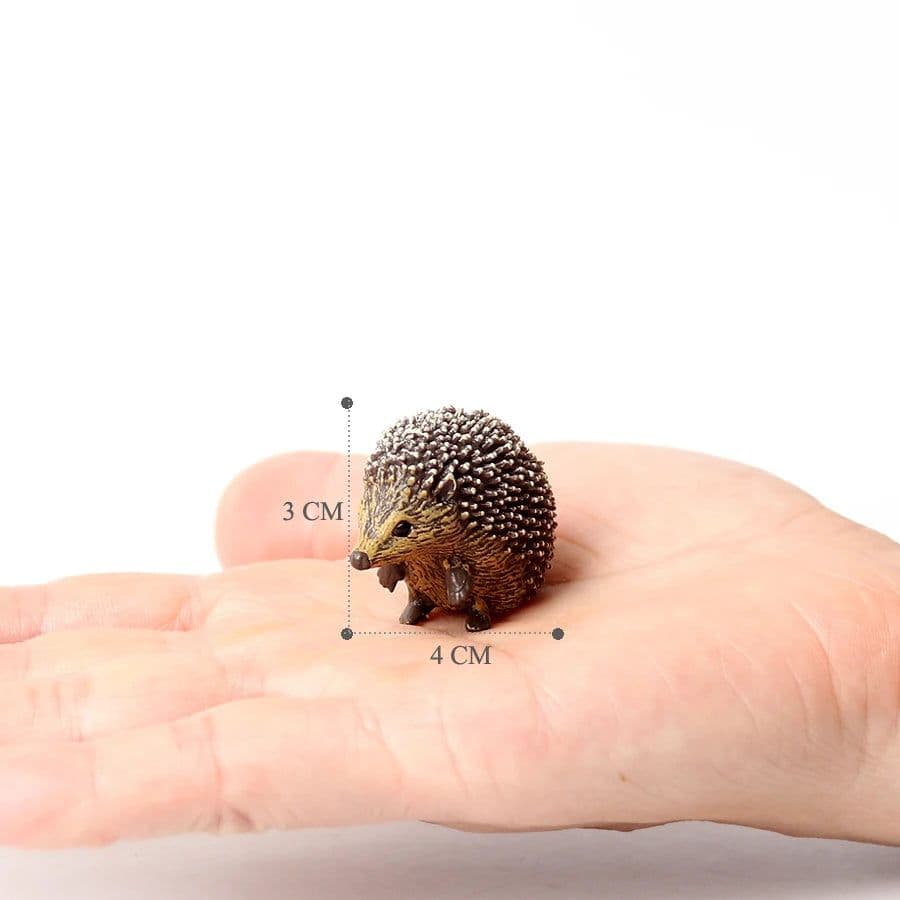 image-SamKaLa Hedgehog Spiny Anteater Figurines - Realistic Wildlife Model Toys