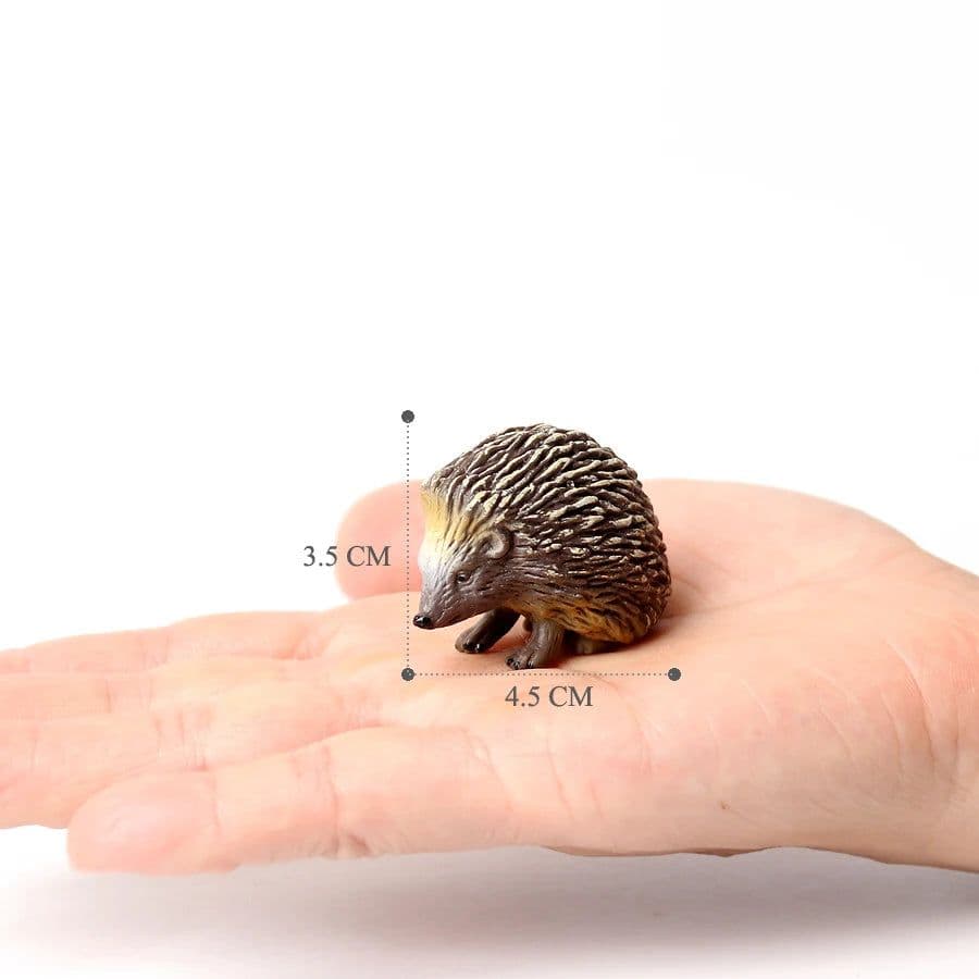 image-SamKaLa Hedgehog Spiny Anteater Figurines - Realistic Wildlife Model Toys