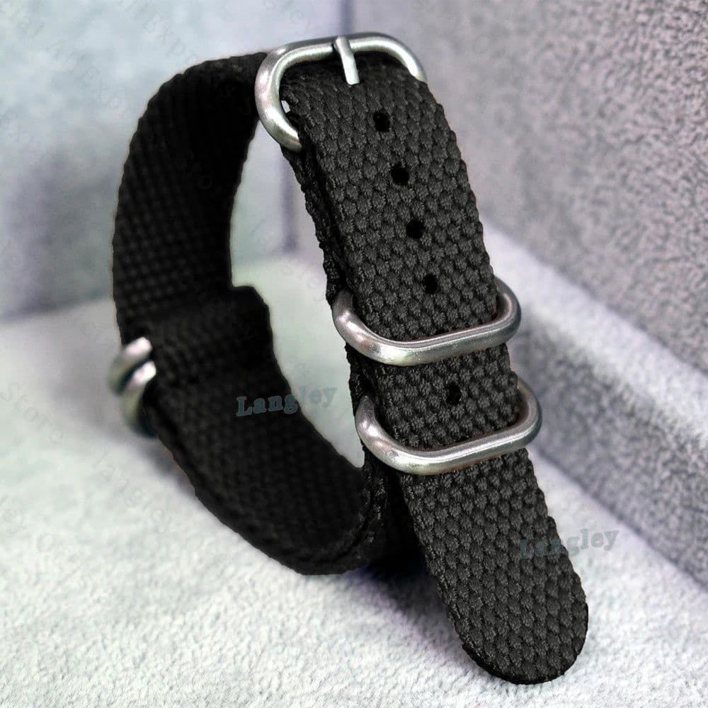 image-Langley Nylon Watchband - Durable, Stylish & Compatible with Smartwatches