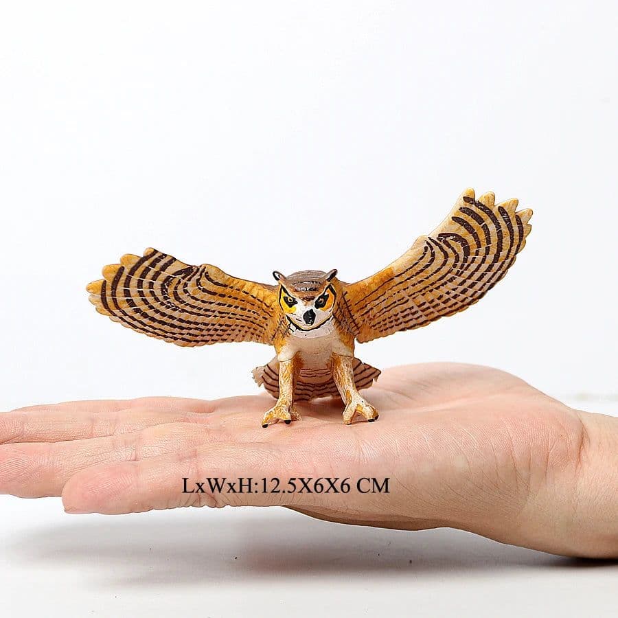 image-UTOMY Realistic Birds of Prey Figurines - Educational PVC Models Set