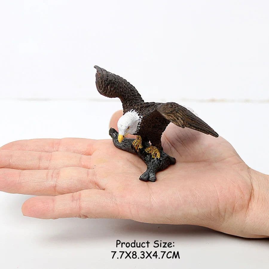 image-UTOMY Realistic Birds of Prey Figurines - Educational PVC Models Set