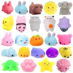 image-Muddy Puddles Cute Animal Mochi Squishy Toy - Stress Relief Fun for Kids