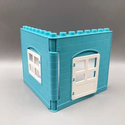 image-JIMITU Building Blocks Set - Creative Wall Parts for Kids' Construction Toys