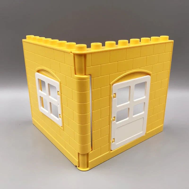 image-JIMITU Building Blocks Set - Creative Wall Parts for Kids' Construction Toys