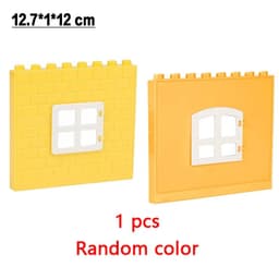 image-JIMITU Building Blocks Set - Creative Wall Parts for Kids' Construction Toys
