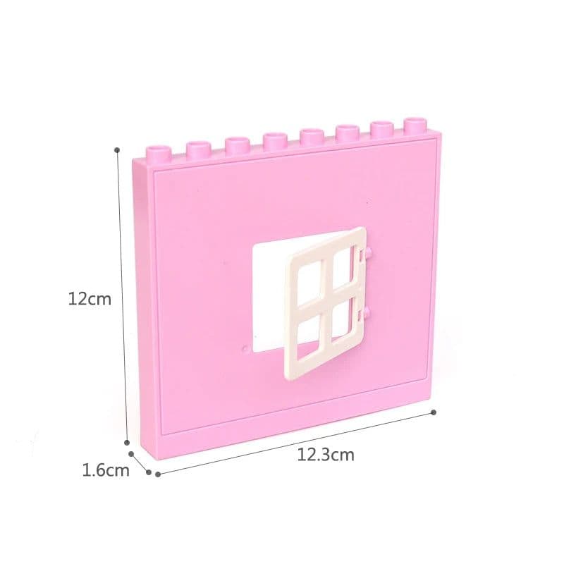 image-JIMITU Building Blocks Set - Creative Wall Parts for Kids' Construction Toys
