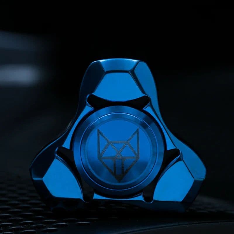 image-Fradoo Stainless Steel Fidget Spinner - 5 Min Spin Time for Stress Relief