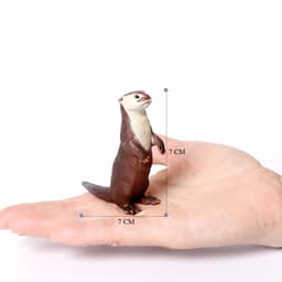 image-UTOMY Hand-Painted Animal Figurines - PVC Collectible Model Decor