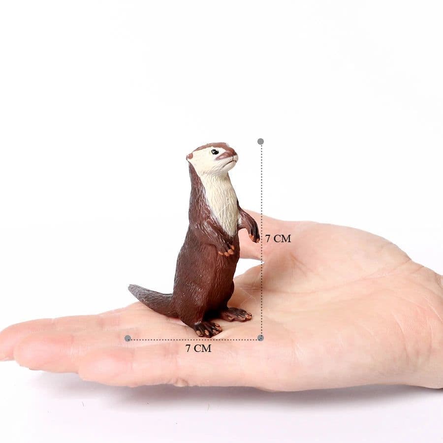 image-UTOMY Hand-Painted Animal Figurines - PVC Collectible Model Decor