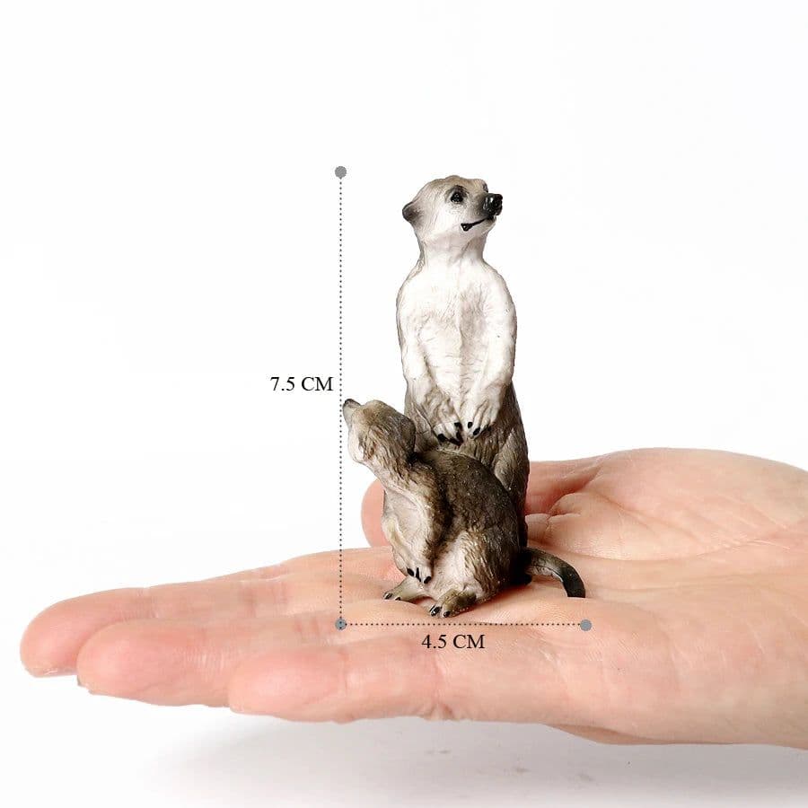 image-UTOMY Hand-Painted Animal Figurines - PVC Collectible Model Decor