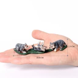 image-UTOMY Hand-Painted Animal Figurines - PVC Collectible Model Decor