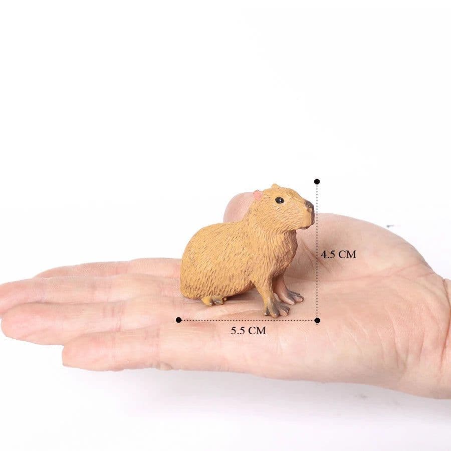 image-UTOMY Hand-Painted Animal Figurines - PVC Collectible Model Decor