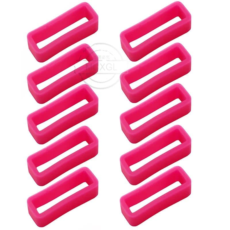 image-MCXGL Silicone Replacement Band Strap Loops for Traditional Watches