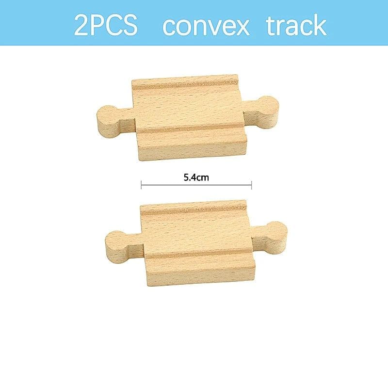 image-VEK Wooden Railway Track Accessories - Eco-Friendly Educational Car Toys
