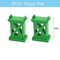 image-VEK Wooden Railway Track Accessories - Eco-Friendly Educational Car Toys