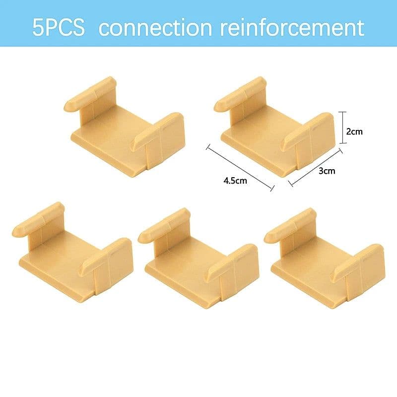 image-VEK Wooden Railway Track Accessories - Eco-Friendly Educational Car Toys