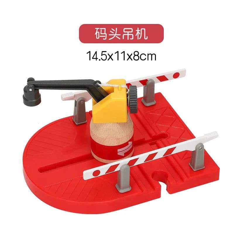 image-Wooden Train Track Accessories - Educational Fun for Kids - Track Toys