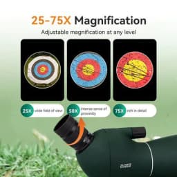 image-SVBONY SV28 Spotting Scope - 25-75x Zoom, Waterproof for Stunning Views