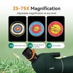 image-SVBONY SV28 Spotting Scope - 25-75x Zoom, Waterproof for Stunning Views