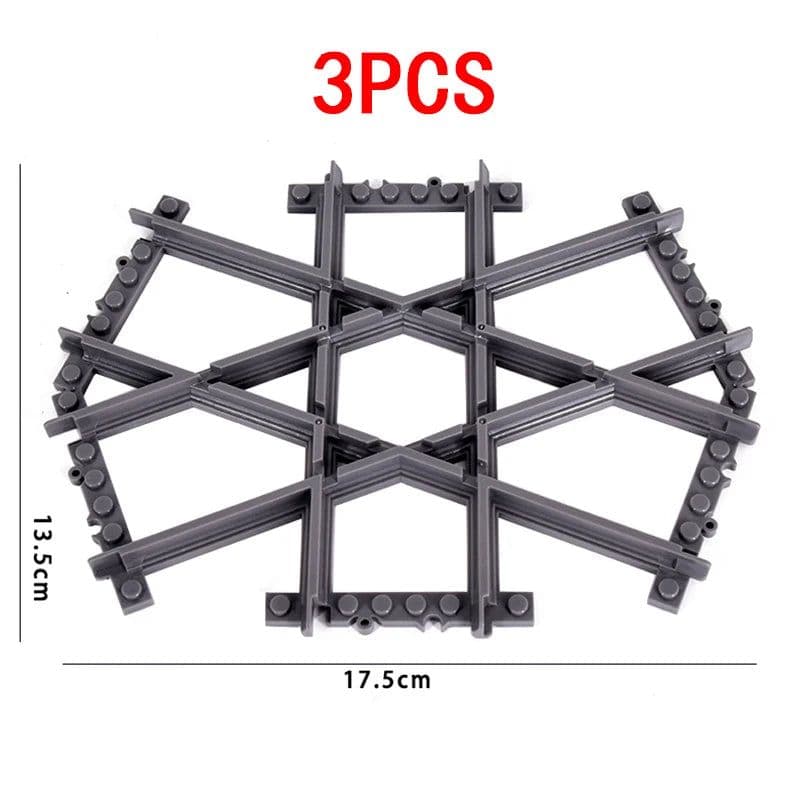 image-Jiu Feng Yan Flexible Switch Railway Tracks - Creative Building Block Toys