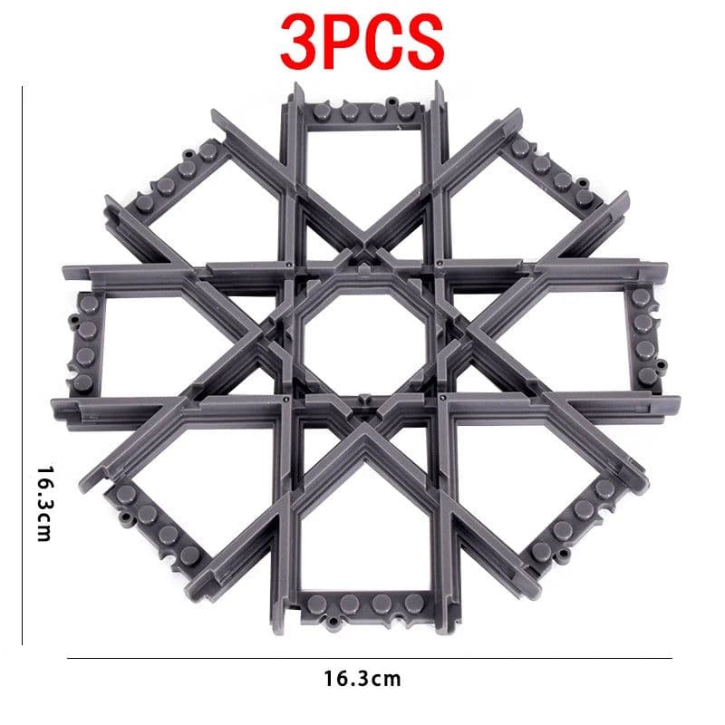 image-Jiu Feng Yan Flexible Switch Railway Tracks - Creative Building Block Toys