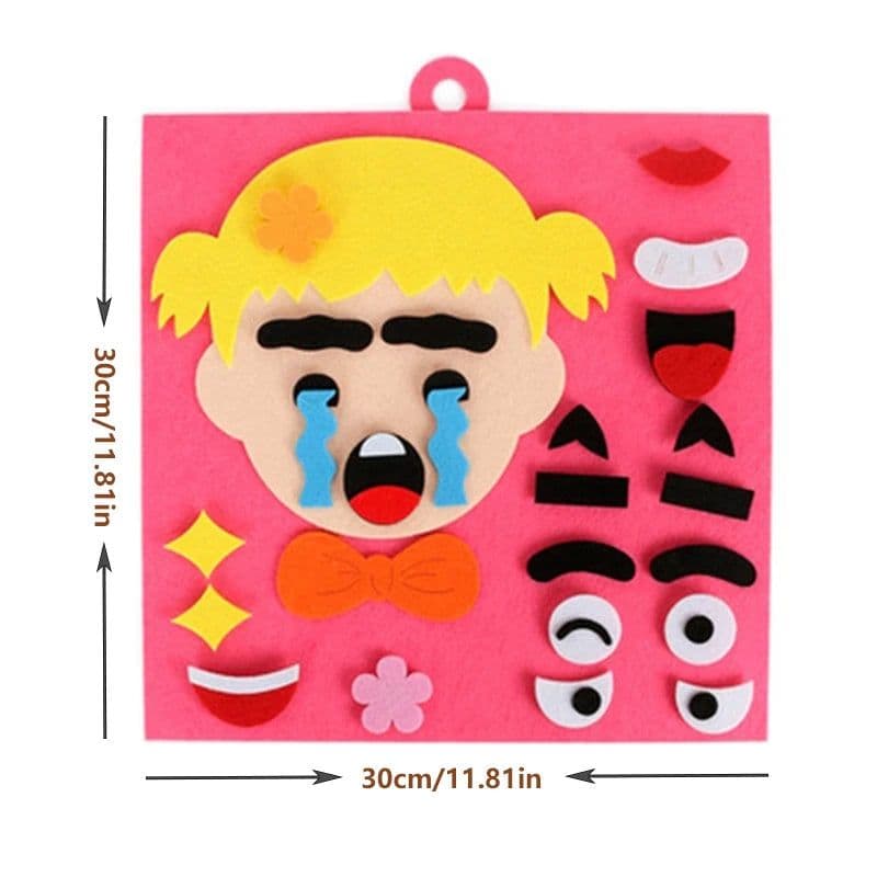 image-Diikamiiok DIY Change Face Puzzle - Fun for Cognitive Development - 3D Toy