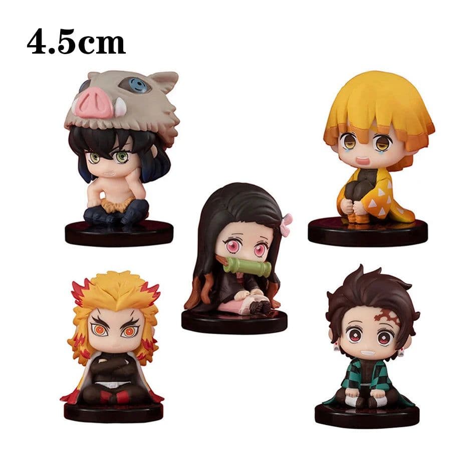 image-Bandai Demon Slayer PVC Model - High-Quality Premium 4.5cm Figurine
