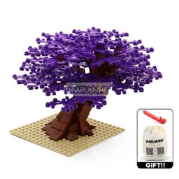 image-MARUMINE 205PCS Building Blocks Tree - Creative Nature Decoration Set